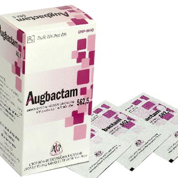 Augbactam 562,5 (Amoxicillin, Acid Clavulanic) Mekophar (H/12g)