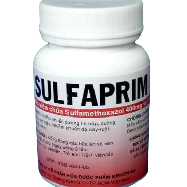 Sulfaprim 480 (Sulfamethoxazol, Trimethoprim) Mekophar (C/100v)