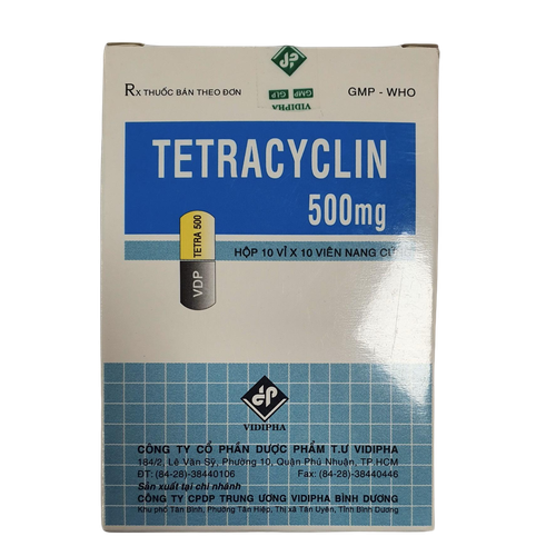 Tetracyclin 500mg Vidipha (H/100v)