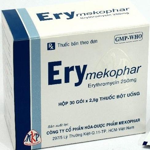 Erymekophar (Erythromycin) 250mg Mekophar (H/30g)