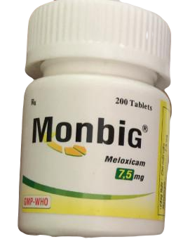 Monbig (Meloxicam) 7.5mg Usa-Nic (C/200v)