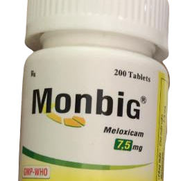 Monbig (Meloxicam) 7.5mg Usa-Nic (C/200v)