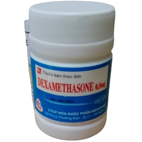 Dexamethasone 0.5mg Mekophar (C/200v)