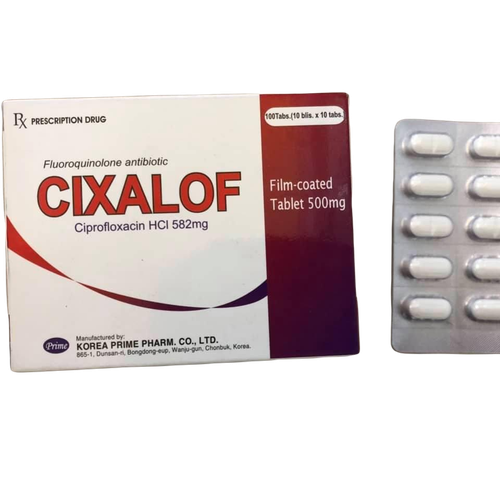 Cixalof (Ciprofloxacin) 582mg Korea Prime (H/100v)