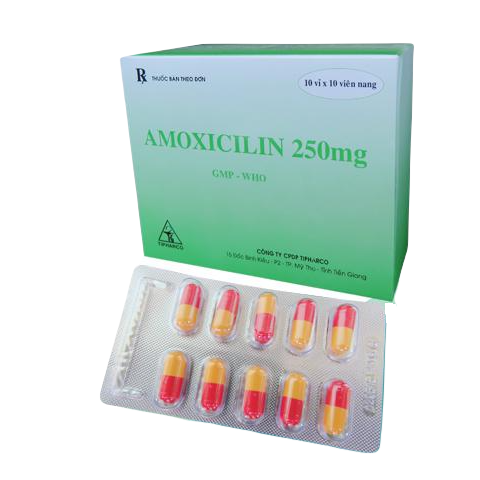 Amoxicilin 250mg Tipharco (H/100v)