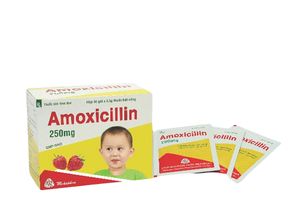 Amoxicillin 250mg Mekophar (H/30g/2,5g) 