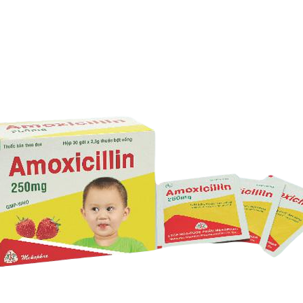 Amoxicillin 250mg Mekophar (H/30g/2,5g) 