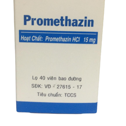 Promethazin 15mg Thành Nam (Lốc/20chai/40v)