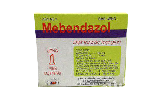 Mebendazol 500mg Hanoi (Lốc/10h/1v)