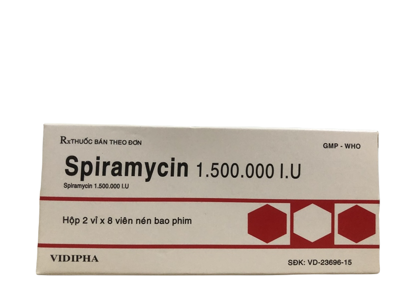 Spiramycin 1.5MIU Vidipha (H/16v)