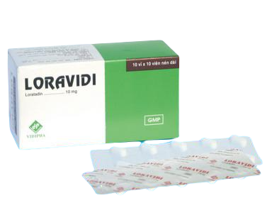 Loravidi (Loratadin) 10mg Vidipha (H/100v)