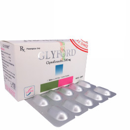 Glyford (Ciprofloxacin) 500mg Đông Nam (H/100v)