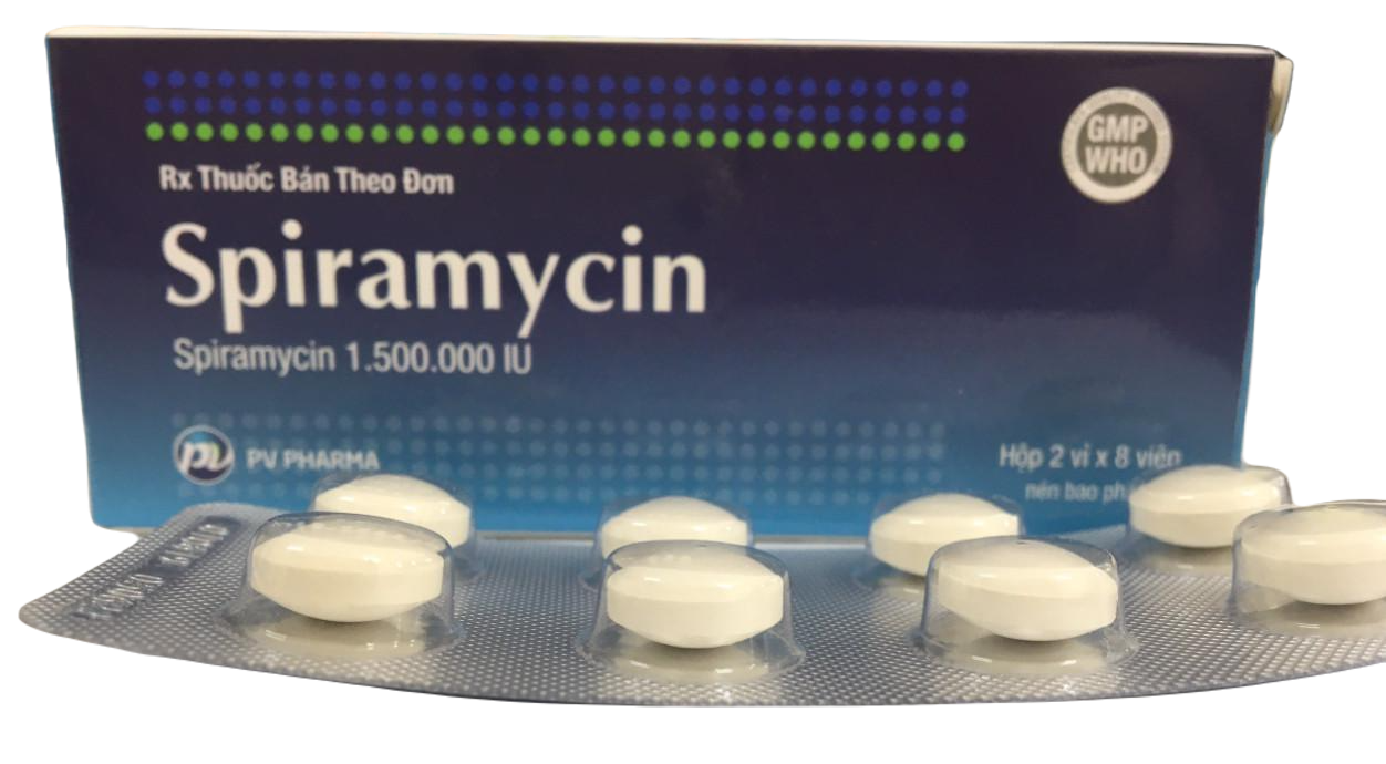 Spiramycin 1.500 M.IU Phúc Vinh (H/16v)