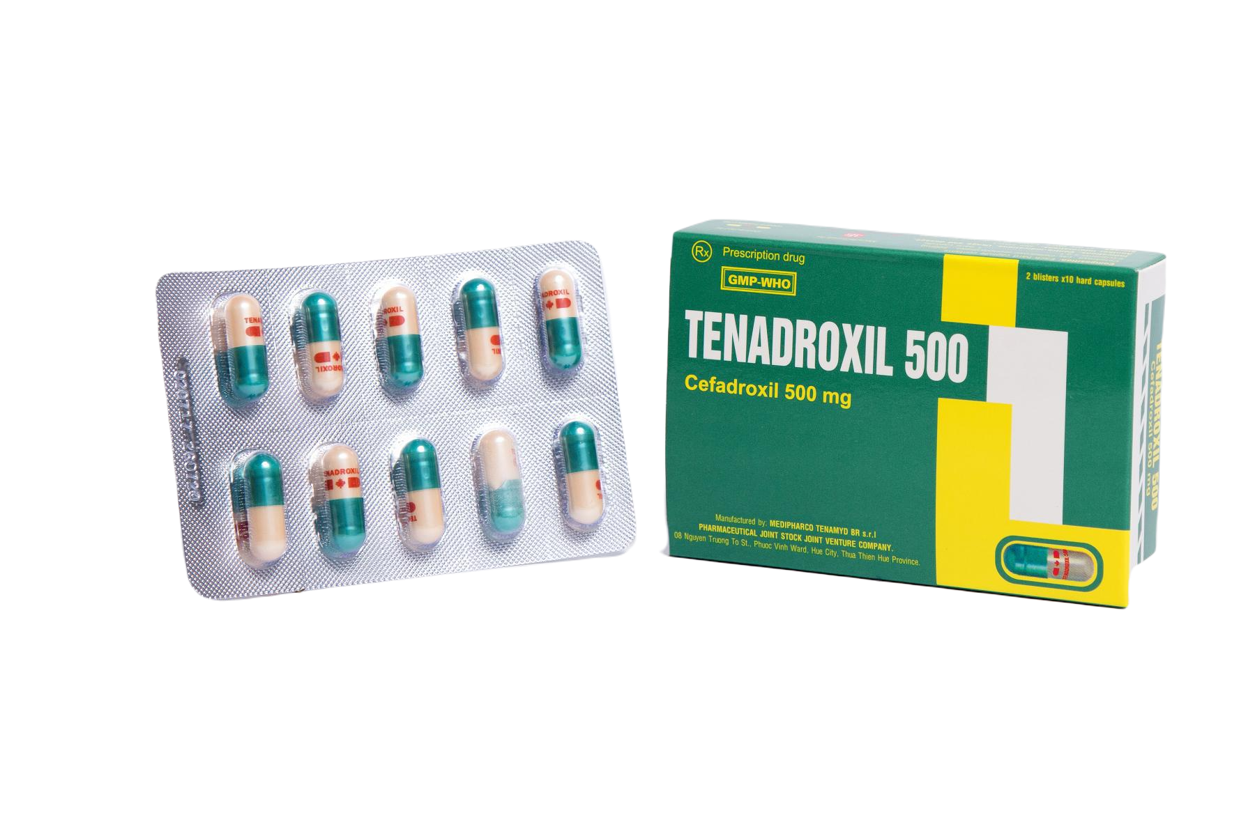 Tenadroxil (Cefadroxil) 500mg Medipharco (H/20v)