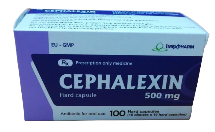 Cephalexin 500mg Imexpharm (H/100v)
