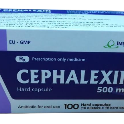 Cephalexin 500mg Imexpharm (H/100v)