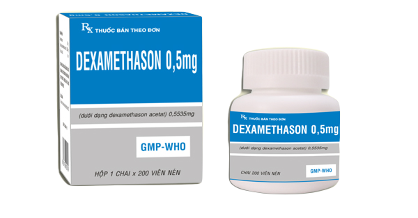 Dexamethason 0.5mg Tipharco (C/200v) (Xanh Dương)