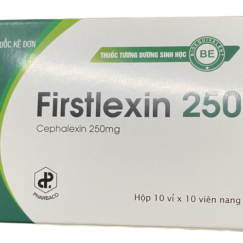 Firstlexin 250 (Cephalexin) Pharbaco (H/100v)