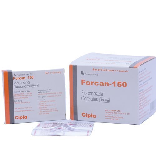 Forcan-150 (Fluconazol) Cipla (H/5h/1v)