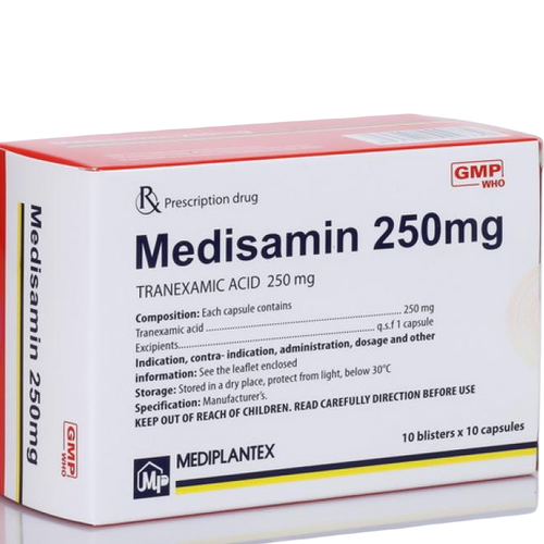 Medisamin 250 (Acid Tranexamic) Mediplantex (H/100v)