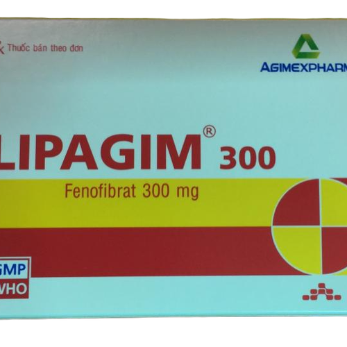 Lipagim 300 (Fenofibrat) Agimexpharm (H/30v)