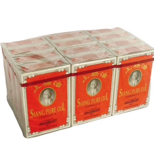 Dầu Thái Đỏ Siang Pure Oil (Lốc/12c/3ml) (Nhỏ)