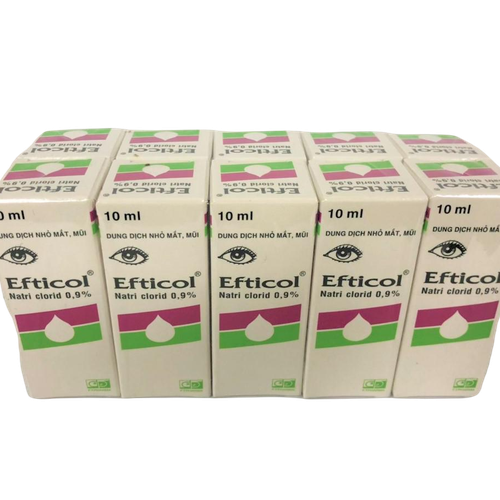 Efticol (Natri Clorid) 0.9% Dp 3/2 (Lốc/10c/10ml)