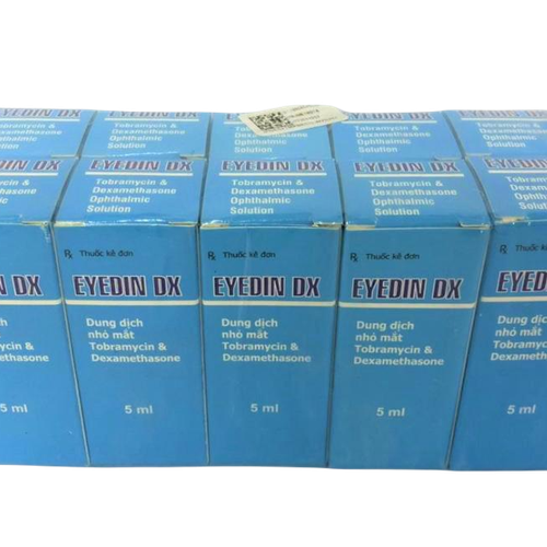 Eyedin DX (Tobramycin, Dexamethasone) Makcur (Lốc/10c/5ml)
