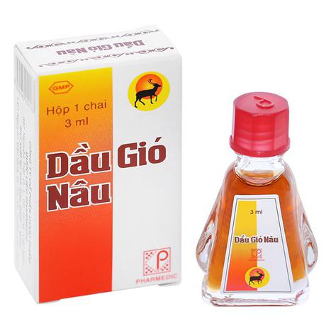 Dầu Gió Nâu Pharmedic (Lốc/10c/10ml)