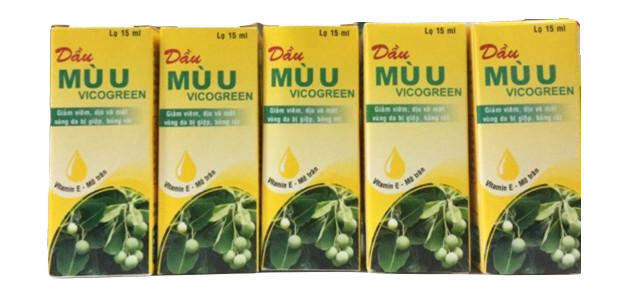 Dầu Mù U Vicogreen (Lốc/10c/15ml)