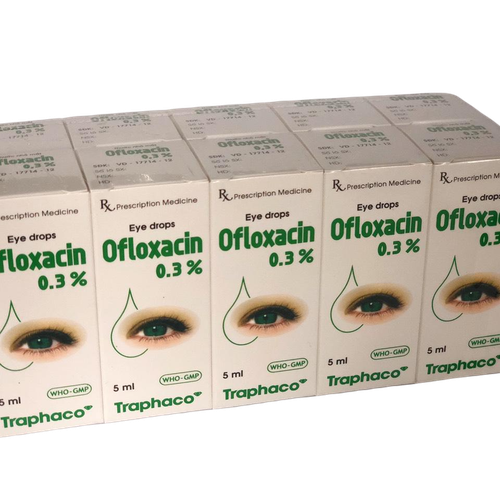 Ofloxacin 0.3% Traphaco (Lốc/10c/6ml)