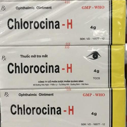 Chlorocina-H (Chloramphenicol, Hydrocortisone) Quapharco (Lốc/10t/4gr)