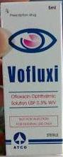 Vofluxi (Ofloxacin) 0.3% Atco (Lốc/10c/5ml)