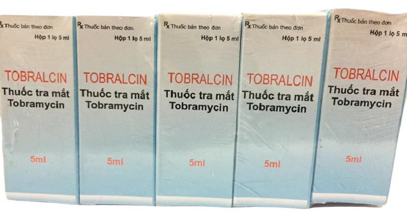 Tobralcin (Tobramycin) 0.3% Makcur (Lốc/10c/5ml)