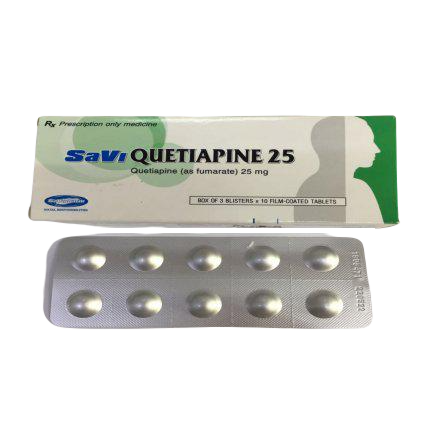 Savi Quetiapine 25mg (H/30v)