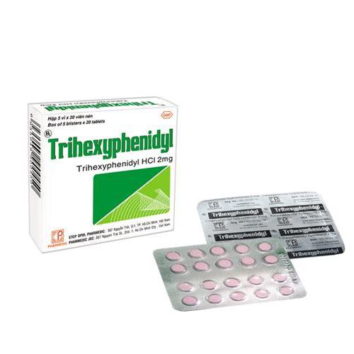 Trihexyphenidyl 2mg Pharmedic (Hộp/100v)