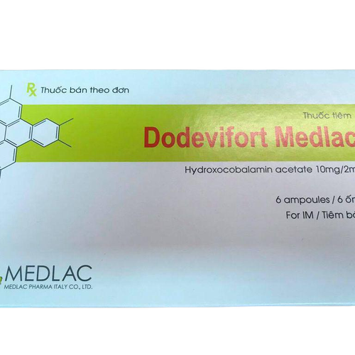 Dodevifort Medlac (Hydroxocobalamin ) 2ml Fulton  (H/6 ống/2ml)