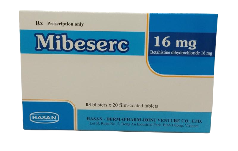 Mibeserc 16mg (Betahistine) Hasan (H/60v)