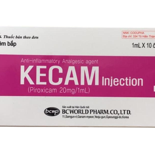 Kecam Injection (Piroxicam) 20mg/1ml BCWorld (H/10o/1ml)