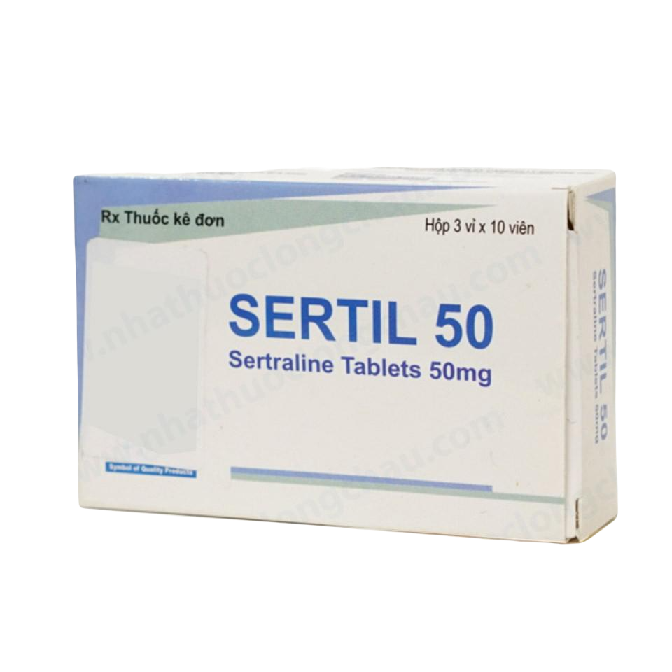 Sertil 50 (Sertraline) Kwality (H/30v)