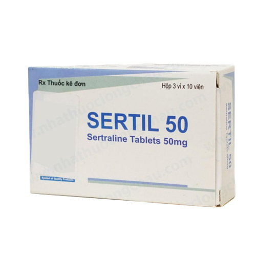 Sertil 50 (Sertraline) Kwality (H/30v)