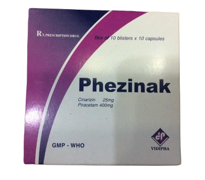 Phezinak (Cinarizin, Piracetam) Vidipha (H/100v)