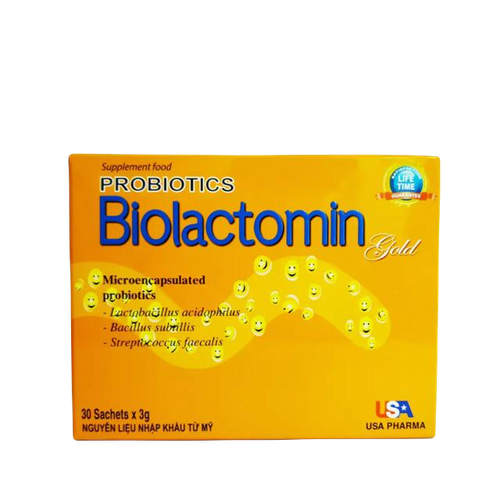Biolactomin Gold Microencapsulated USA (H/30gói) (Cam)