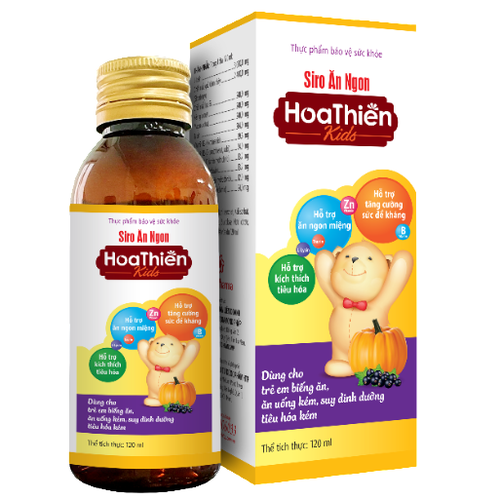 Siro Ăn Ngon Hoa Thiên Kids (C/120ml)