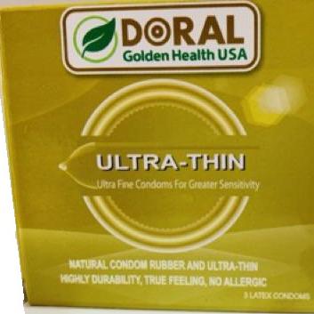 Bao Cao Su Doral Ultra Thin (H/3c) (Vàng)