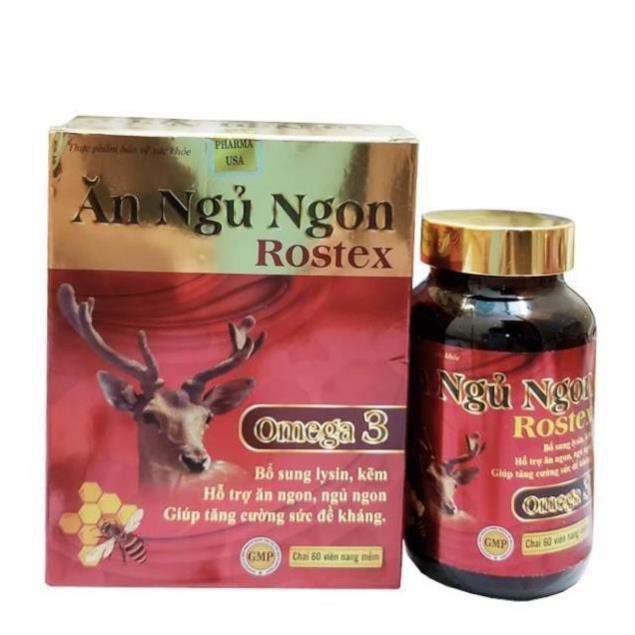 Ăn Ngủ Ngon Rostex Omega 3 (C/60v)