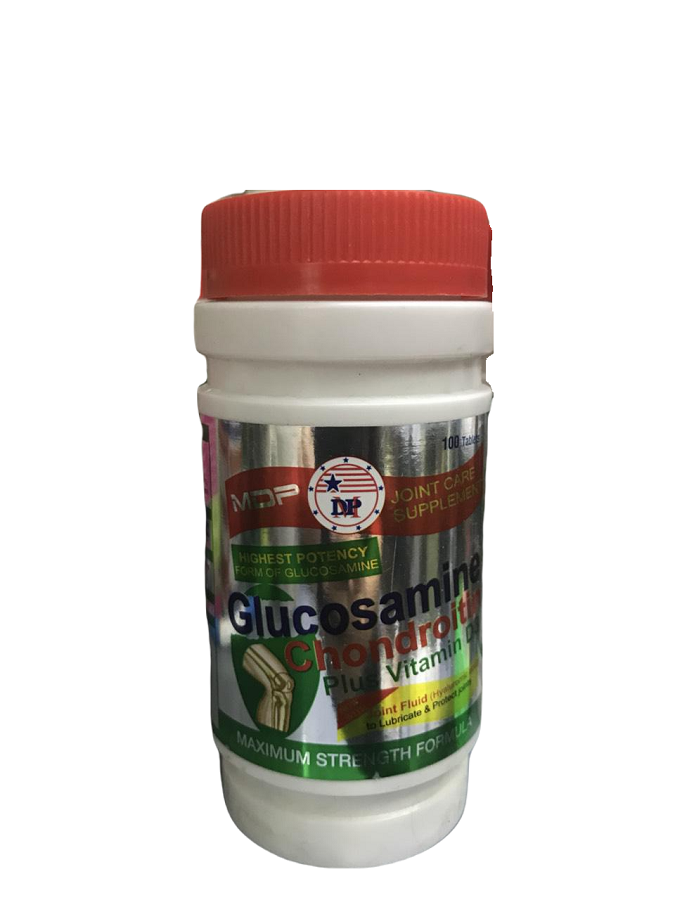 Glucosamin 1500mg Chondroitin Plus With Vitamin D3 Mediphar (C/100v) (Xanh Đỏ)