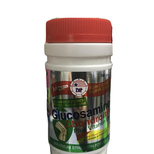 Glucosamin 1500mg Chondroitin Plus With Vitamin D3 Mediphar (C/100v) (Xanh Đỏ)