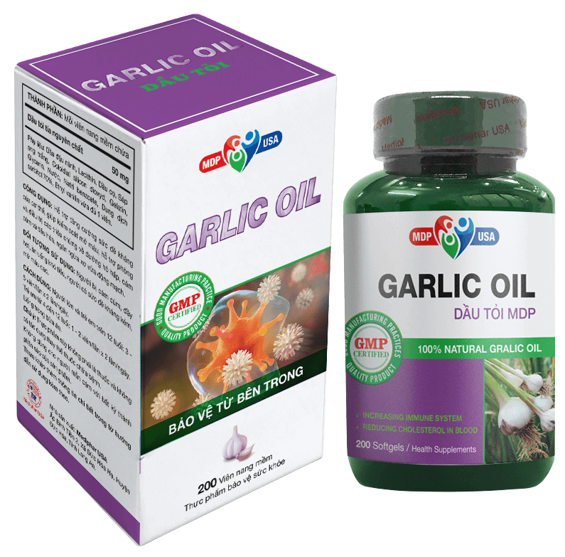 Garlic Oil-Dầu Tỏi Mediphar (C/200v)