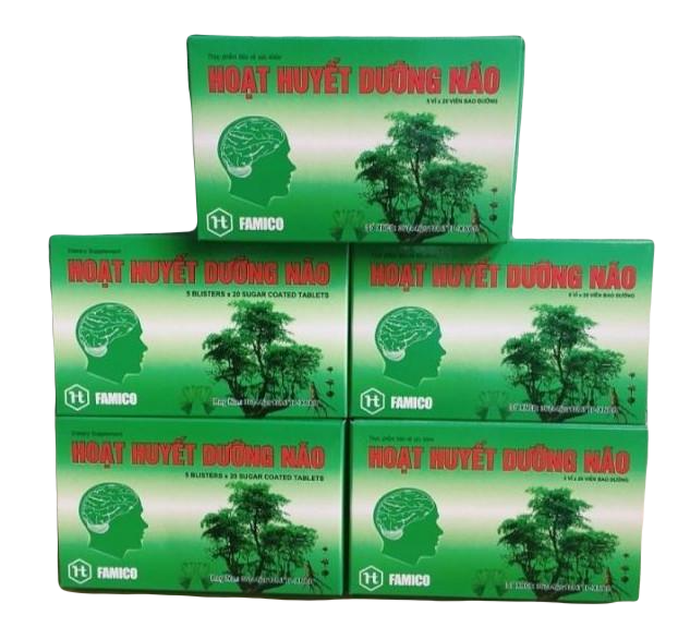 Hoạt Huyết Dưỡng Não Famico (Lốc/10H/100v)